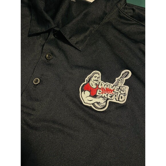 Men’s Dave’s Killer Bread Short Sleeve Black Sport-Tek Performance Polo 3XL - Picture 1 of 5